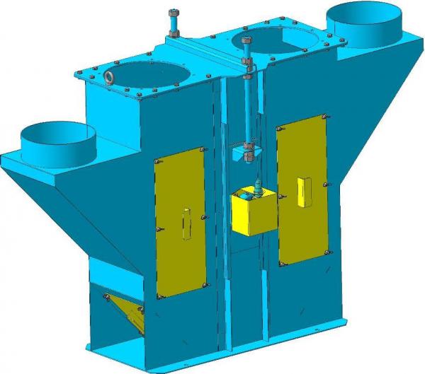 Нория,   нория зерновая,   вертикальный элеватор,   транспортер ковшовый — фото 2